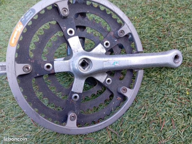 Pédalier Vintage Shimano Altus A20 VTT – 175 Mm 48-38-28 Dents – Japon – Occasion