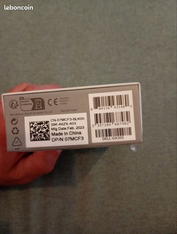 Adapteur neuf Dell 6-in1 USB C multisupoort (image 3)