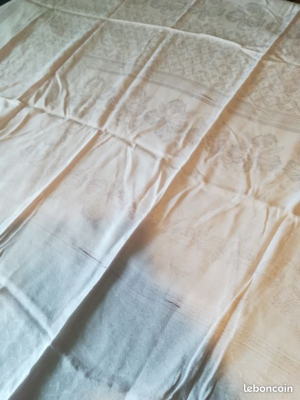 Nappe blanche coton (image 2)