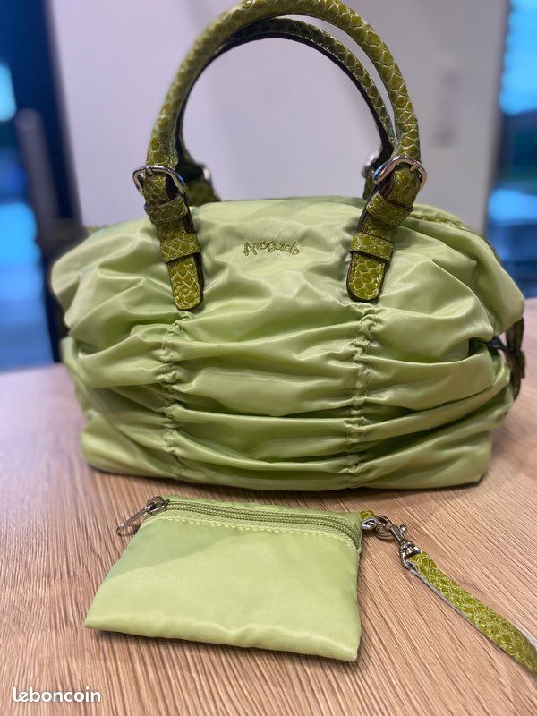 Sac à main AROGADO vert pomme - neuf sans étiquette (image 1)