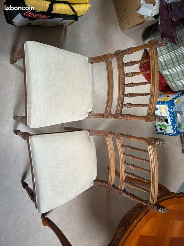 Lot 2 chaises anciennes (image 2)