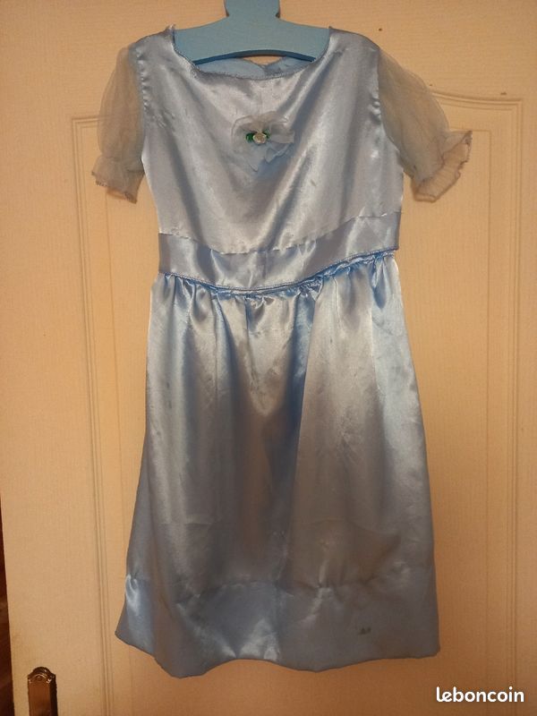 Robe de princesse bleu clair de 70 cm (image 2)
