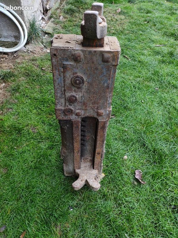 Ancien Cric à Onglet/pince En Bois Dur - Vintage UK - Très Bon état - Rare