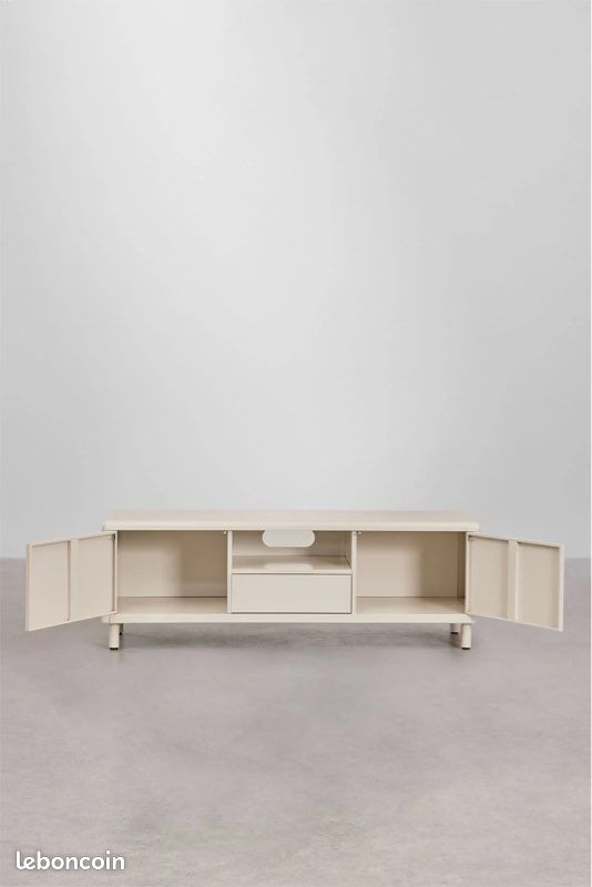 Meuble tv style industriel minimaliste (image 2)