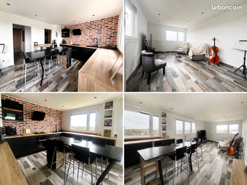 Appartement 2 pièces 57 m² · à Douai · 56,6 m² · 115 000 €
