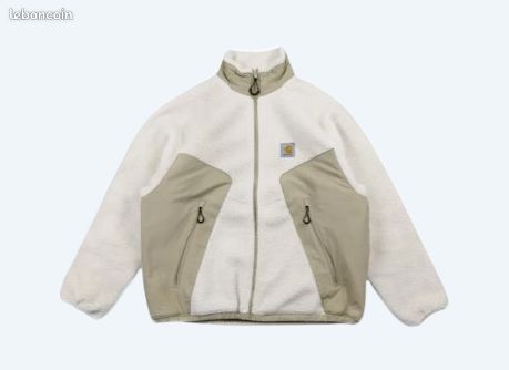 Polaire Carhartt Wip Veste Polaire Homme Beige Carhartt Veste