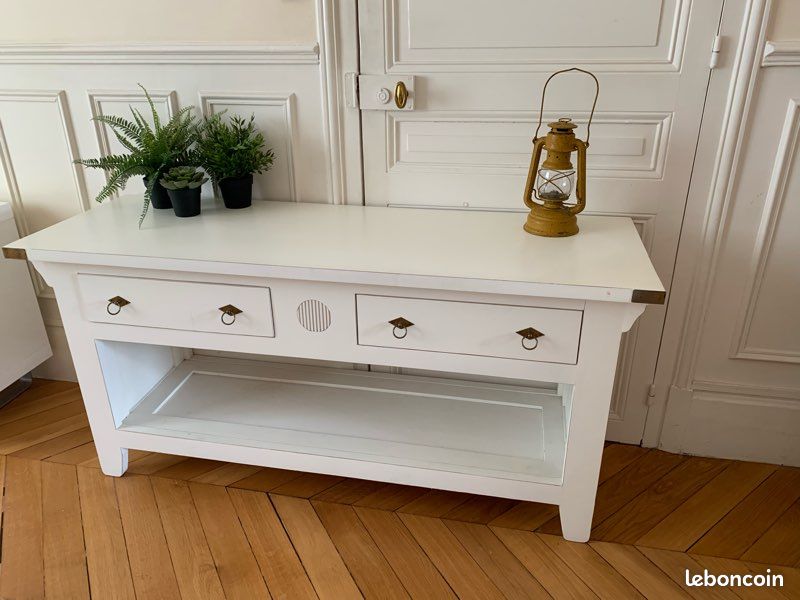 Meuble bas, console type campagne (image 1)