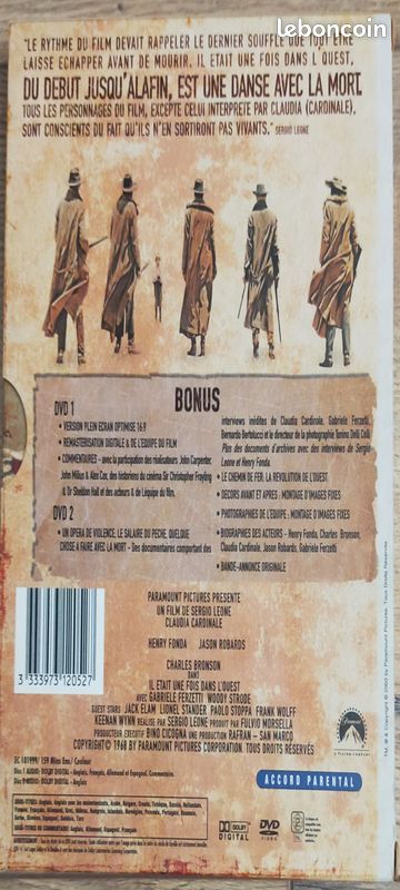 Il Etait une Fois dans l'Ouest de Sergio Leone [DVD collector] (image 2)