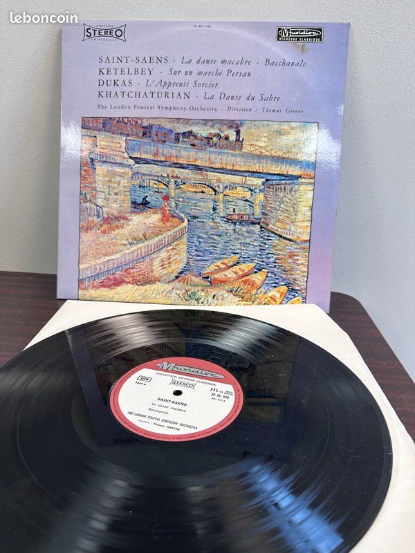 Vinyle Classique Musidisc – Saint-Saëns / Dukas / Khatchaturian – Rareté Collection “Richesse Classique” (image 1)