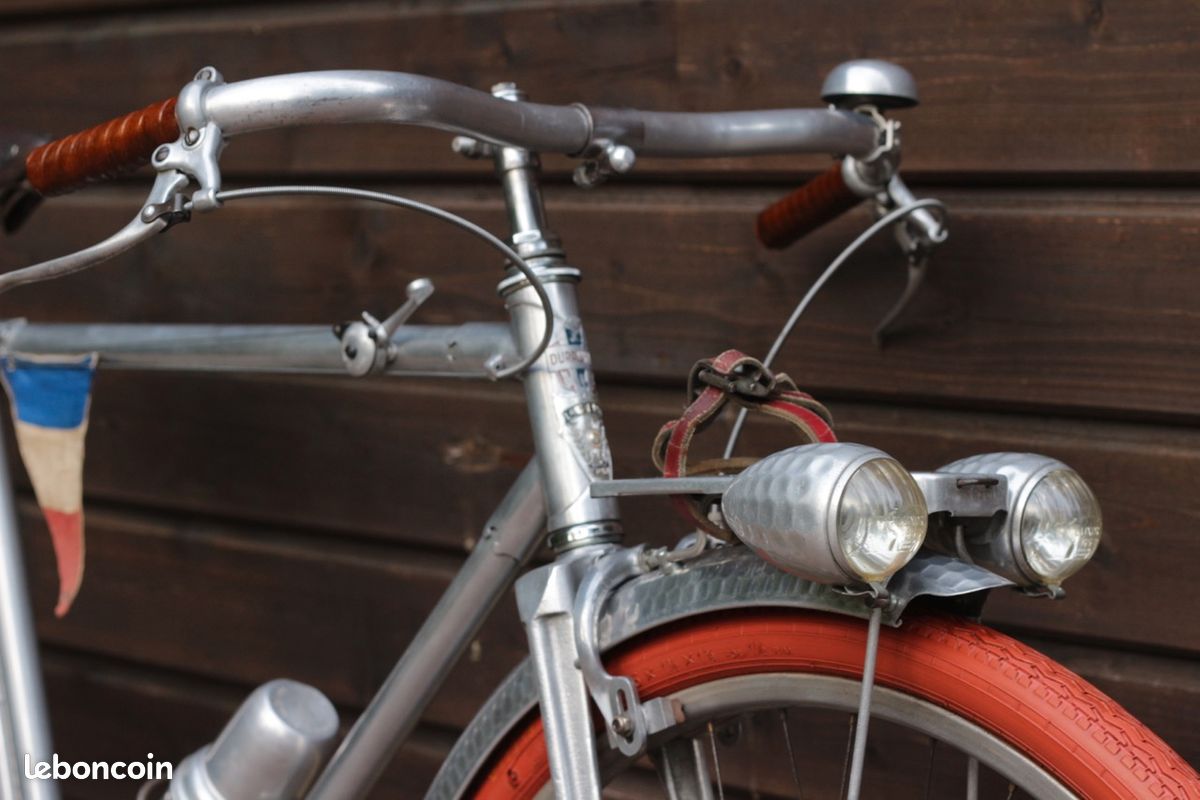 Porteur La Perle années 1950 - jaune et rouille