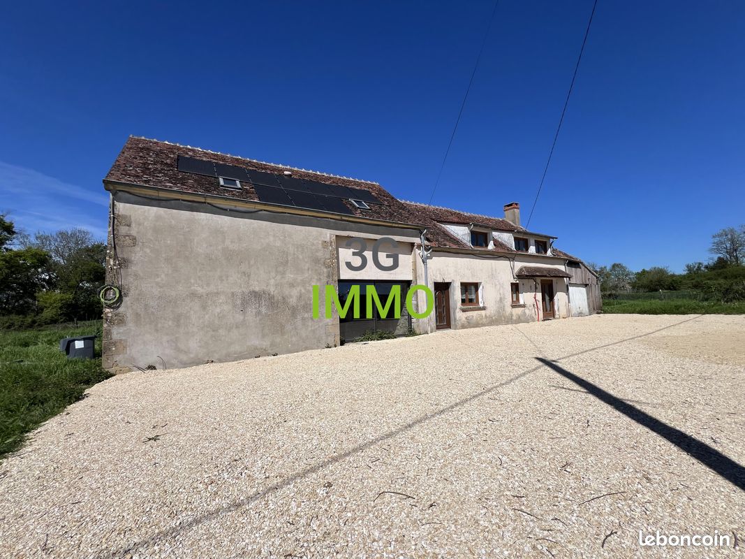 Longere a renover avec terrain constructible- st hilaire de gondilly (image 2)