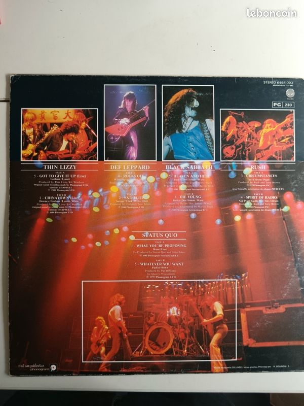 Heavy rock vinyl 33t (image 2)