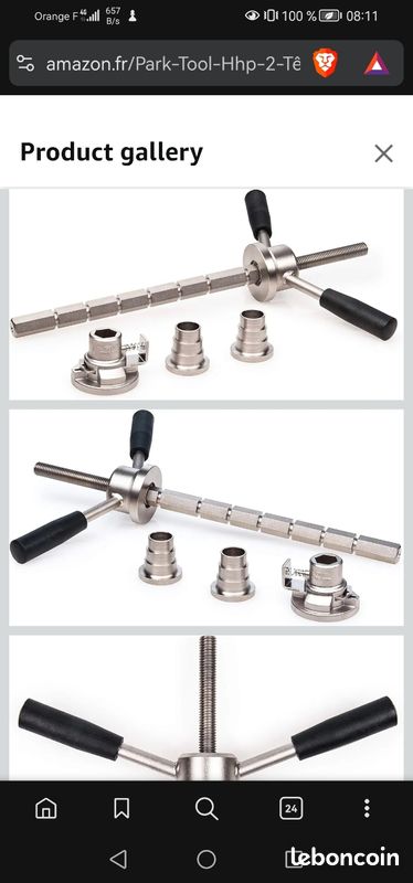 Park Tool HW-2 – Jeu De Clés à Tête Vintage 32 Mm Et 36 Mm – Occasion