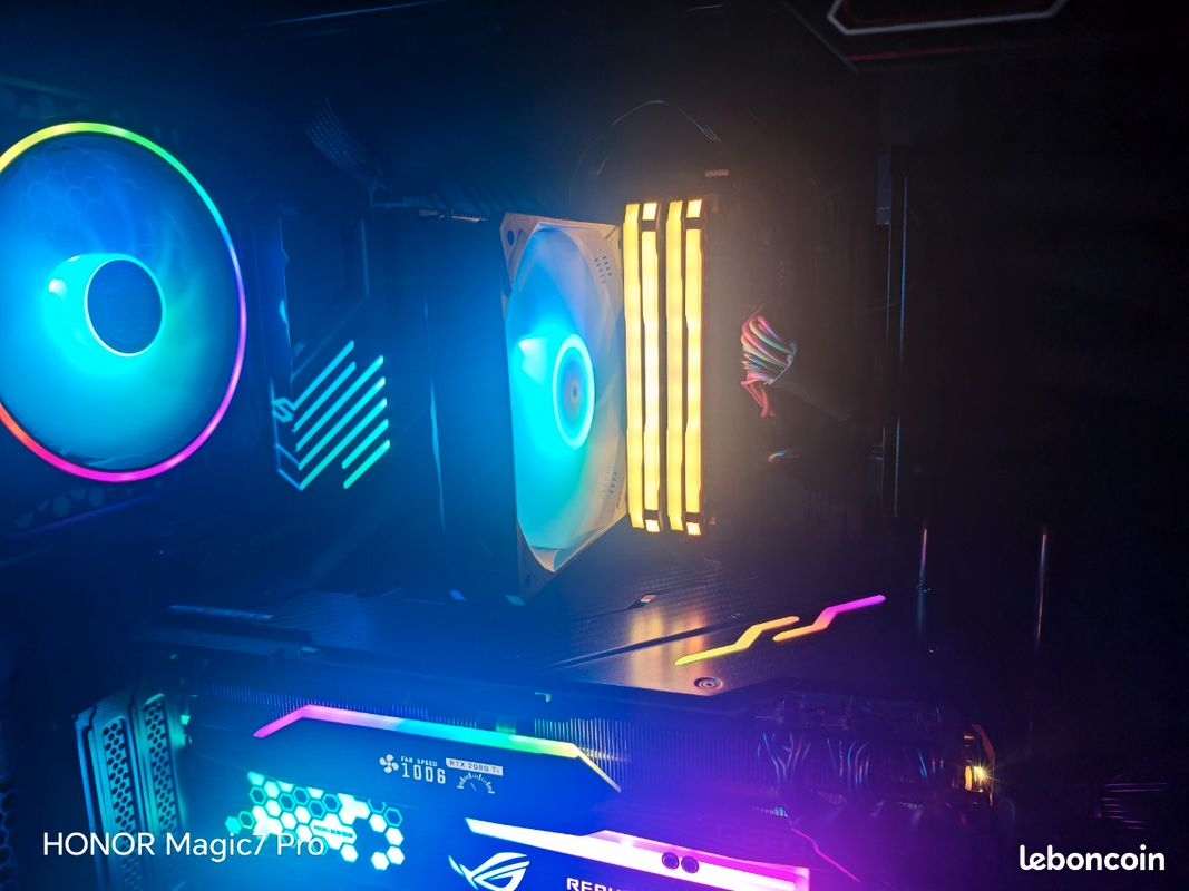 Setup gamer au complet i5 10600k rtx 2080ti 11gb gddr6 32gb ddr4 1to ssd +1to dd 750w corsair ecrand aoc27 p 180hz (image 8)