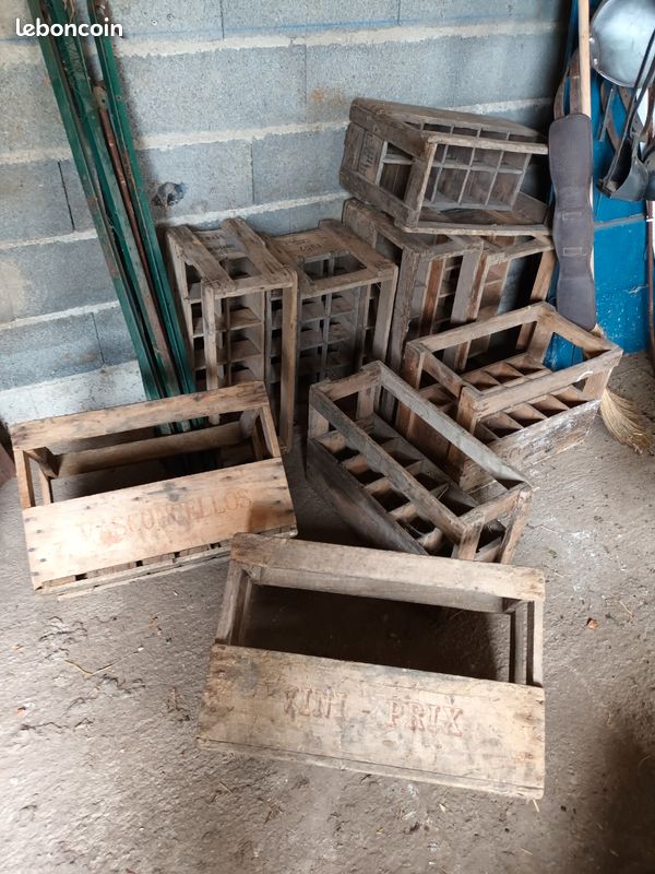 Casiers en bois pour bouteilles (image 1)