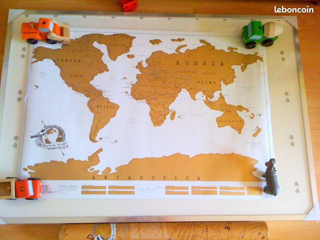 Carte du monde à gratter (image 2)