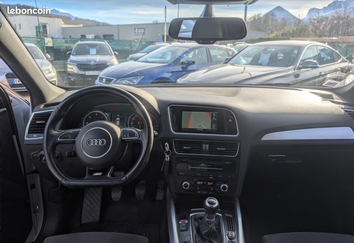 Audi q5 2.0 tdi 150cv sline volant méplat distribution ok 2016 (image 8)