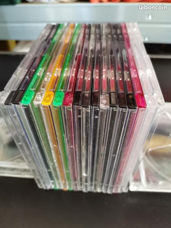 18 Boîtier Slim pour CD Transparent Vide (image 2)