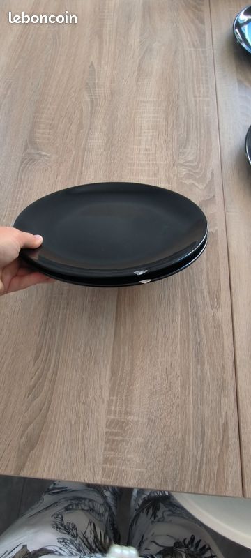 Lot vaisselle IKEA noir (image 8)