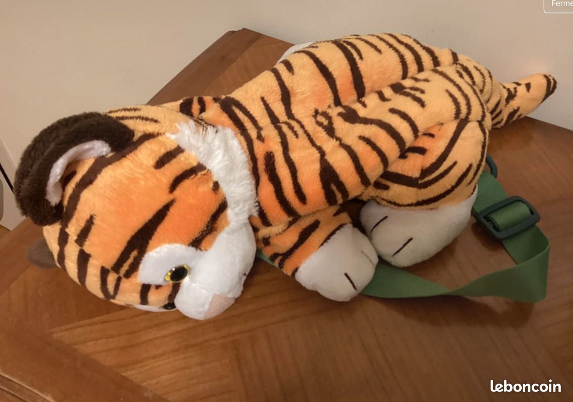 Sac à dos, tigre, Trudi Accessoires Bagagerie