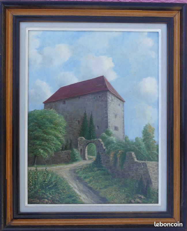 Très belle huile sur panneau, signée et encadrée (image 1)