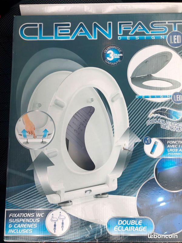 Abattant wc gris clair (image 2)