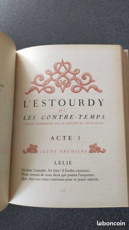 Oeuvres complètes de Molière en 11 volumes de 1949 (image 5)