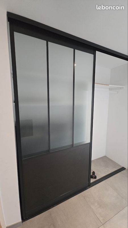 2 Portes placard style aletier coulissantes alu (image 2)