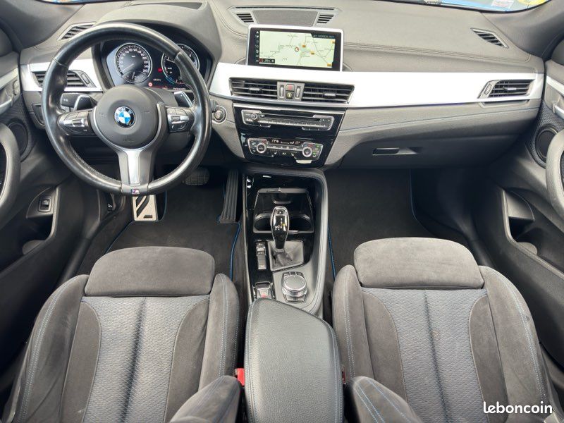Bmw x2 2.0 d 190 cv pack m SPORT X / xdrive bleu misano / BVA / ALCANTARA / EXCELLENT ÉTAT (image 4)