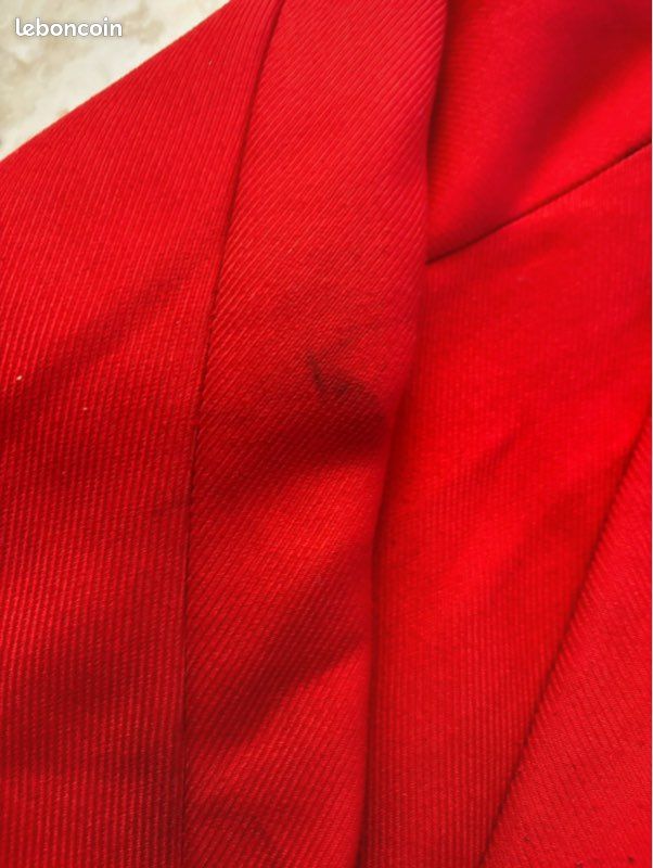 Manteau rouge long (image 3)