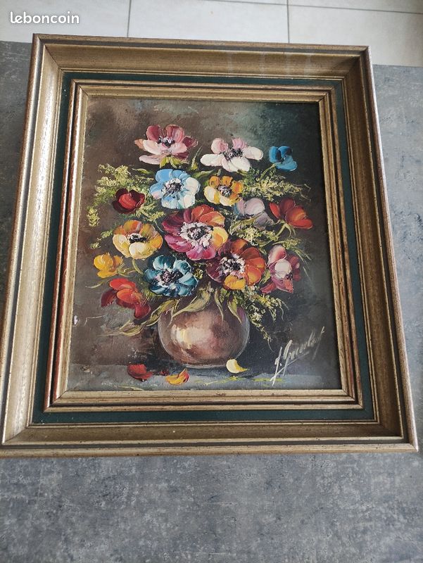 Tableau florales en peinture p41 (image 7)