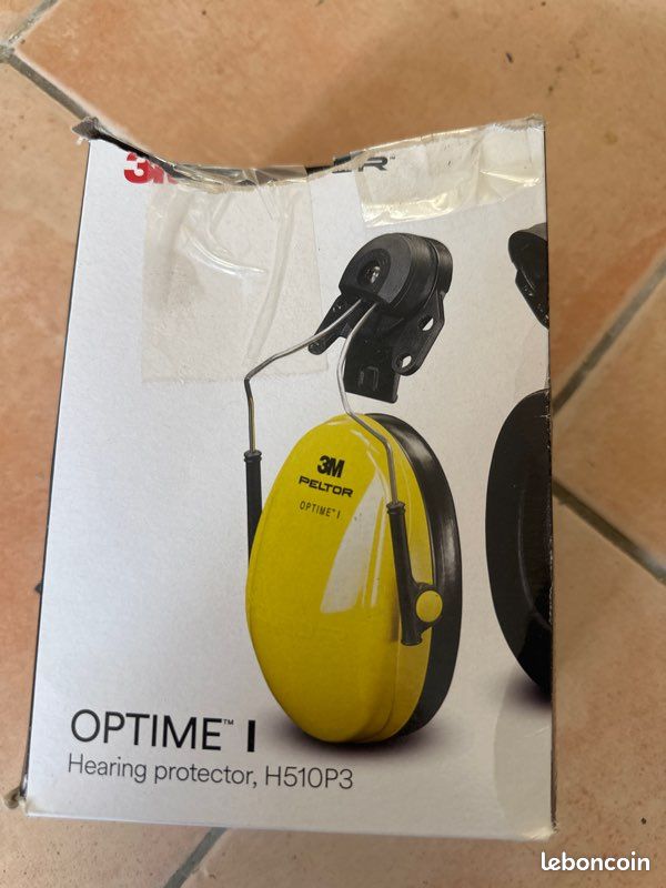 Coquilles anti-bruit pour casque 3M™ PELTOR™ Optime™ I H510P3 jaunes (image 1)