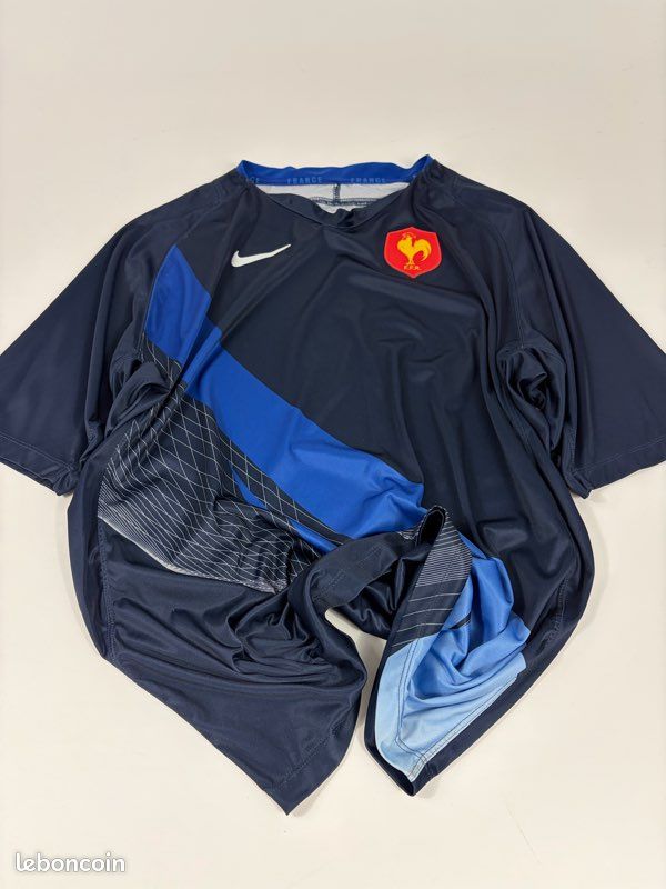 Maillot D'entraînement équipe De France 2007/2008 - Nike Taille M - Bleu