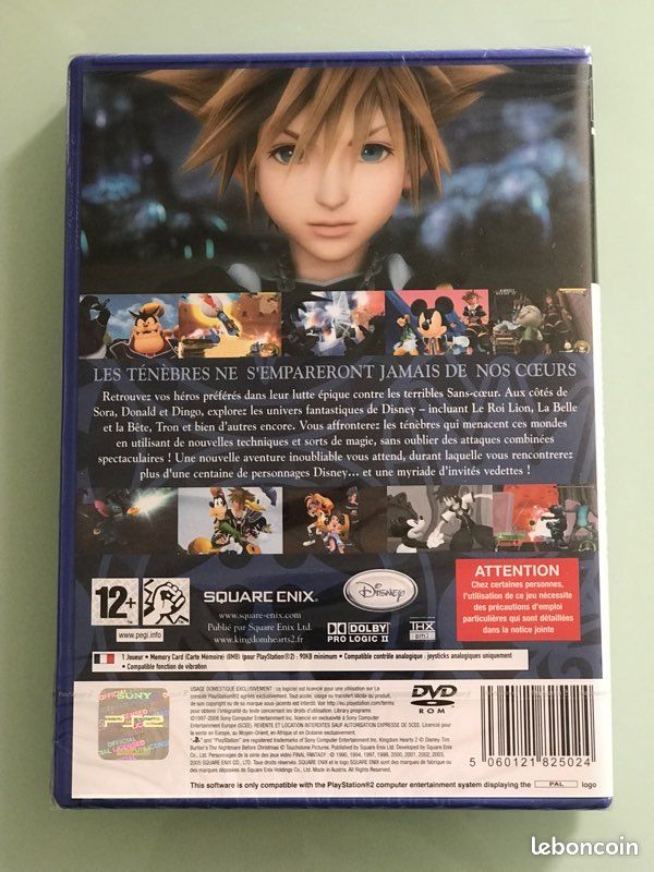 Kingdom hearts 2 Neuf PS2 FR - Jeux vidéo