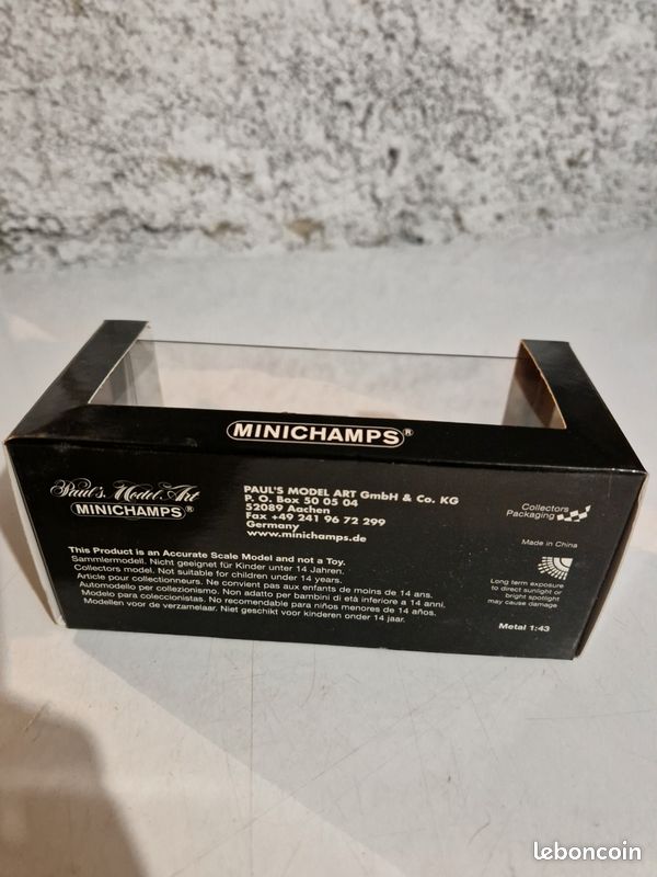 Minichamps Mercedes CLK Coupe This Model Car is a collectors replica of