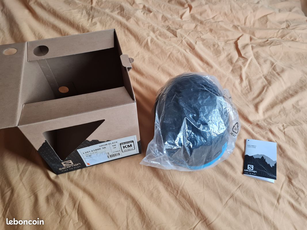 LOT : Casque de ski Salomon enfant 53 cm/56 cm (Taille M) + Masque de ski Wedzee beau temps (image 7)