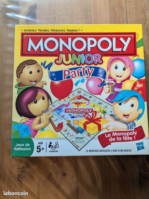 Jeu de société "Monopoly Junior Party" (image 1)