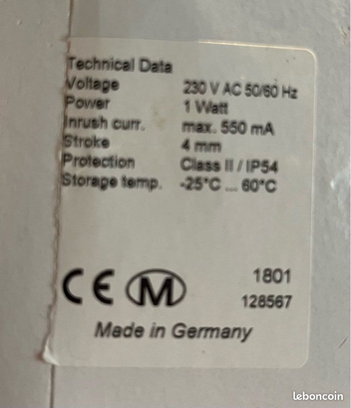 Micromoteur stellantrieb 230v (image 2)