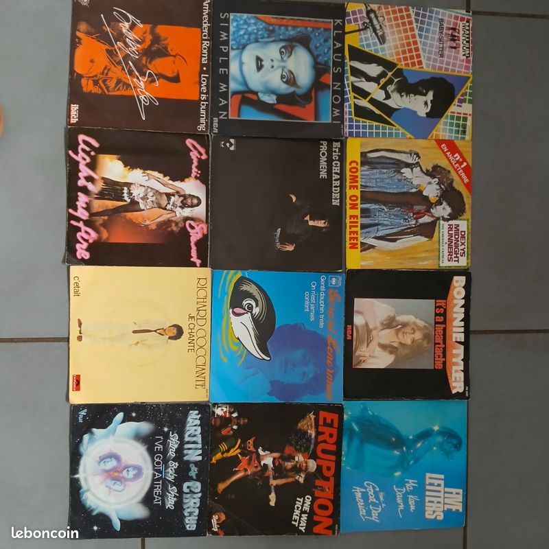 Lot disques vinyle 45T année 70/80 (image 3)