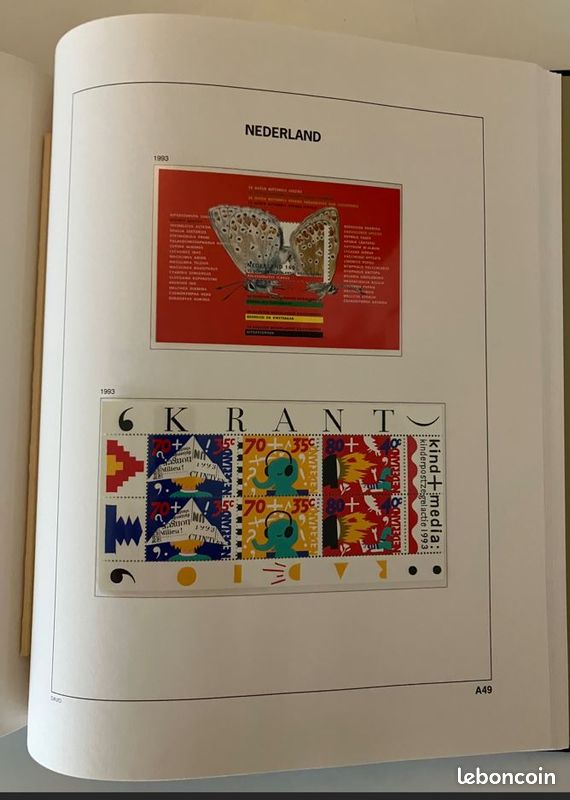3 albums DAVO NEDERLAND avec timbres non oblitérés (PAYS BAS NETHERLANDS ) (image 5)