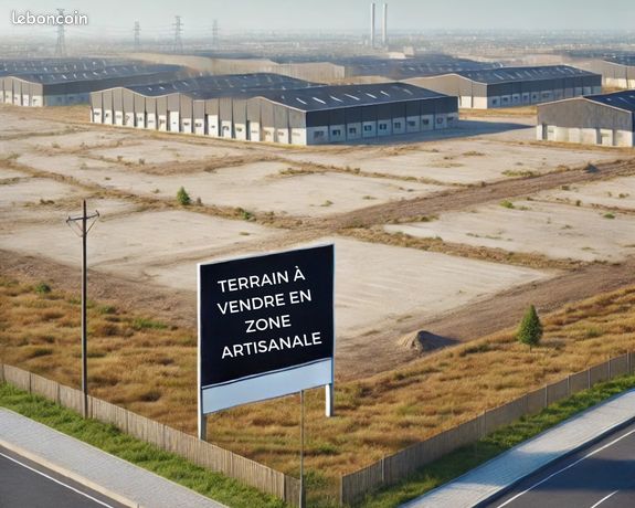 Terrain 42,77 ares en zone artisanal
