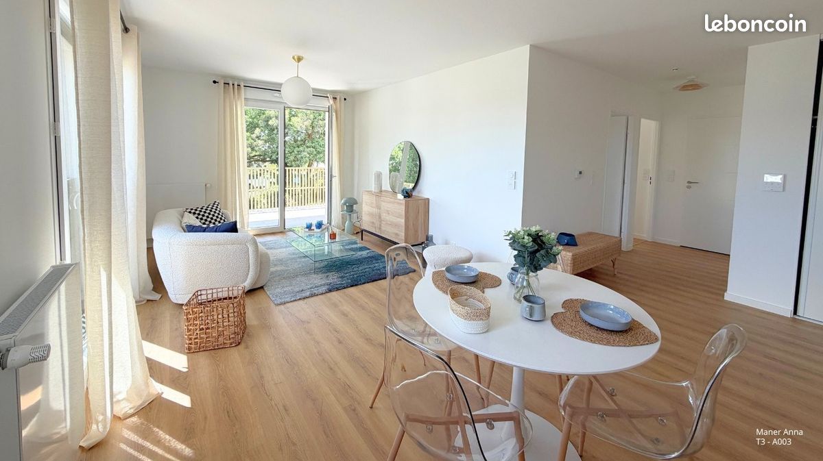 Appartement 3 pièces 63 m² · à Theix-Noyalo · 63,4 m² · 299 900 €