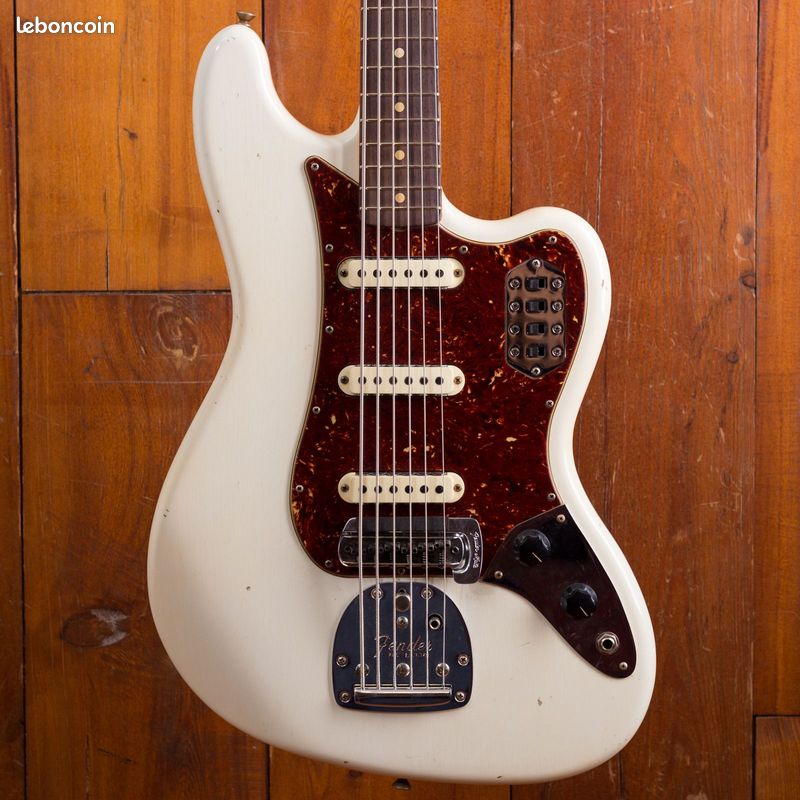 Fender Bass VI Custom Shop Journeyman Relic 2018 - Olympic White (image 2)
