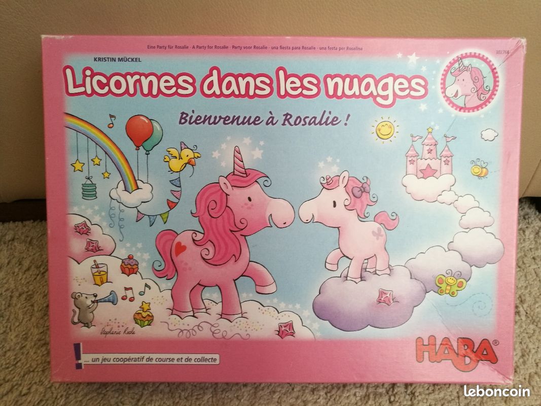 Jeux de société coopératif "Licornes dans les nuages" (image 1)