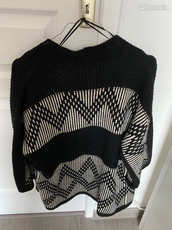 Gilet noir et blanc bizzbee (image 2)