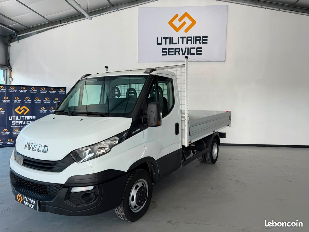 22 990 ht - iveco plateau 35c14 emp 3450 2.3 140 cv bvm6 / tva recuperable (image 1)