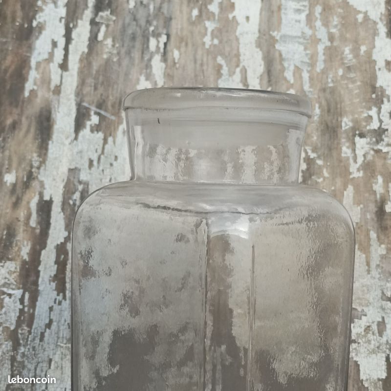 Ancien Bocal en verre Vintage (image 4)