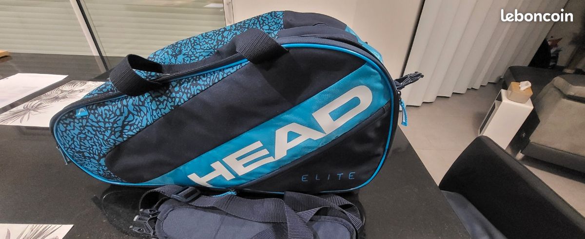 Sac à Dos HEAD Elite - Compartiment Pour 2 Raquettes, Poches Filet, Compartiment Chaussures - Idéal Tennis, Moderne, Couleurs Tendance