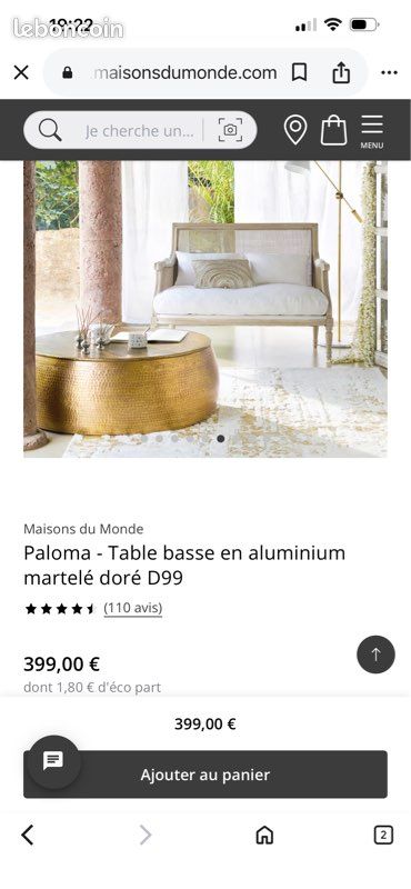 Table basse PALOMA – Maisons du Monde (image 4)