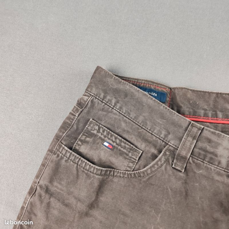 Chino pantalon coupe droite Tommy Hilfiger collection Madison
